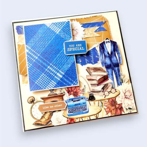 Male Theme Handmade Scrapbook