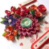 PXL_20250329_091221098 Quilled Flowers In Envelope Greeting Card