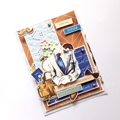 Male Themed Handmade Greeting card