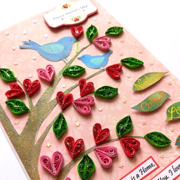 Sparkling Tree Quilled Mothers Day Greeting Card image