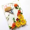 PXL_20250503_102745427 Yellow Quilled Flowers Birthday Greeting Card