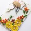 PXL_20250503_102800007 Yellow Quilled Flowers Birthday Greeting Card