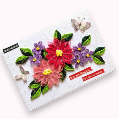 Colorful Variety Flowers Greeting Card image