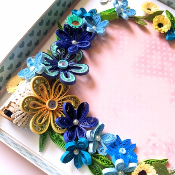 PXL_20250517_074747008 Blues Quilled Greeting card with Light and Box
