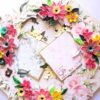 PXL_20250908_100145341 Quilled Floral Garland Big card with Lights