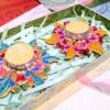 Quilled Tealight Candle Holders - Set of 2