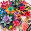 PXL_20251115_070923734 Quilled Flowers In Envelope Greeting Card