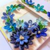 PXL_20251115_071205771 Blues Quilled Mini Scrapbook Greeting Card