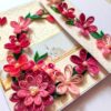 PXL_20251115_071315724 Pinks Quilled Mini Scrapbook Greeting Card