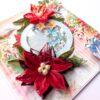 PXL_20251130_093809914 Poinsettia Handmade New Year Christmas card
