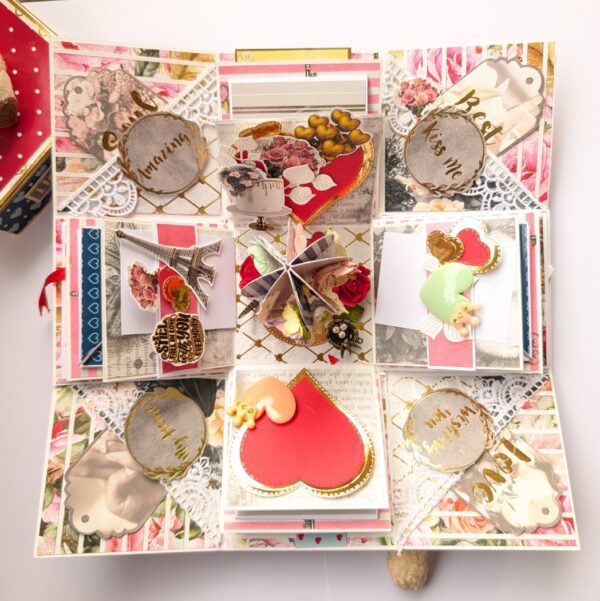 3 Layered Cute Teddy Love Explosion Box 3 Layered Cute Teddy Love Explosion Box