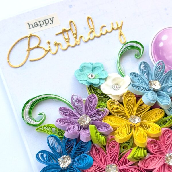 PXL_20260617_130509439 Multi Quill Flowers In Gift box Greeting Card