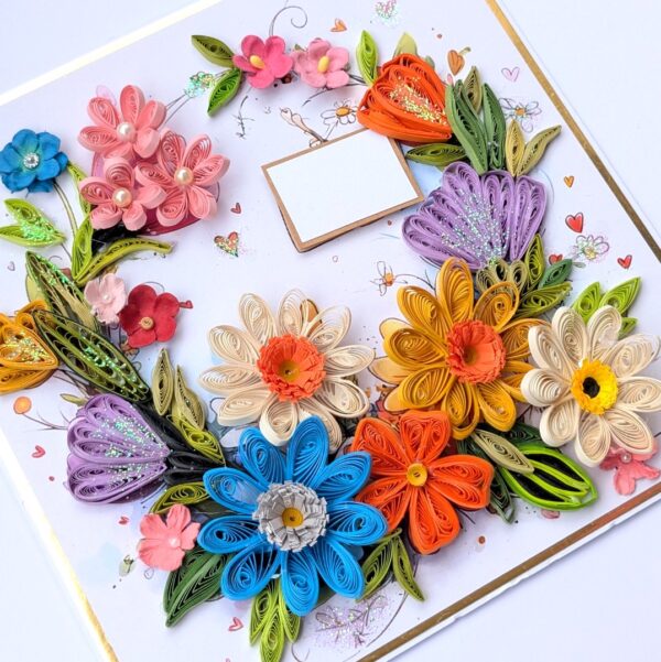 PXL_20260621_125522020 Floral Fusion quilled handmade greeting card