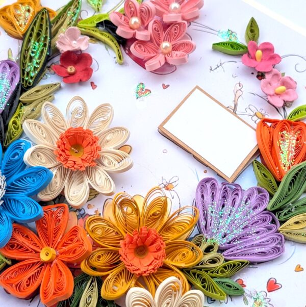 PXL_20260621_125532353 Floral Fusion quilled handmade greeting card