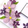 PXL_20260626_130540540 Purple Quilled Corner Greeting card
