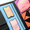 Handmade Birthday colorful quote scrapbook