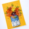 PXL_20260719_065158802 Sunshine Yellow Quilled Greeting card