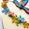 PXL_20260801_044959053 Quilled Bird with flowers A4 greeting card