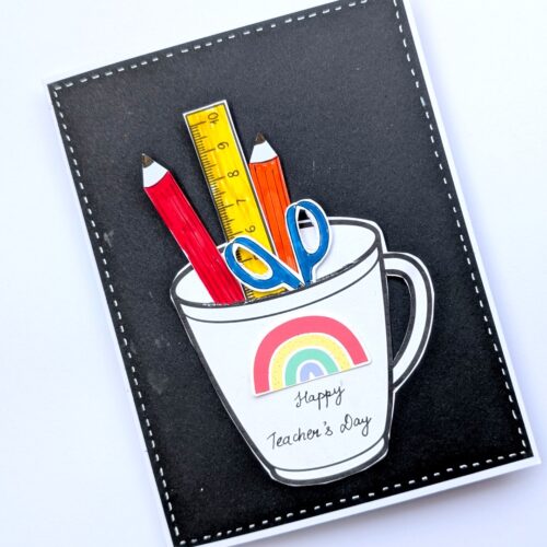 Teachers day Handmade greeting card