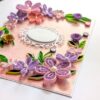 PXL_20260913_095514728 Purple Quilled Flowers Corner Greeting Card