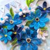 PXL_20260913_102636966 Blue Themed Quilled Flowers Greeting Card