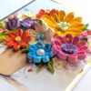 PXL_20260913_102703593 Multicolored Quilled flowers greeting card
