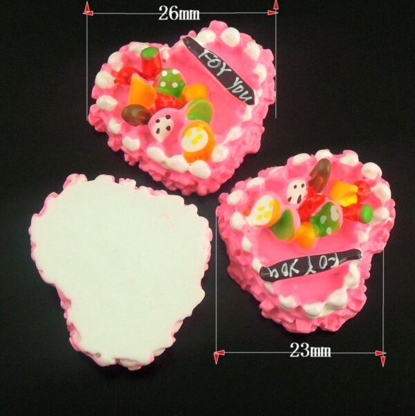 Heart Shaped Cake - Pack of 5 mixed colors image