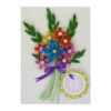 Quilled Flowers in Bouquet Greeting Card image
