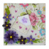 Purple Quilled Flowers Greeting Card image