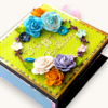 Handmade Birthday colorful quote scrapbook