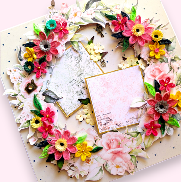 card-Photoroom-Photoroom-4 Quilled Floral Garland Big card with Lights