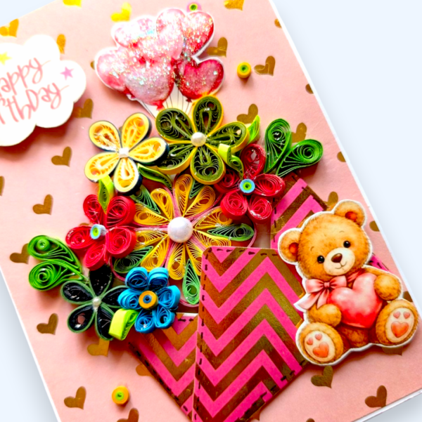 handmade-card-Photoroom-3 Quilled Flowers In Envelope Love Greeting Card