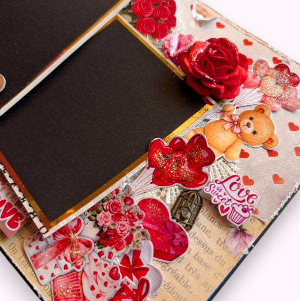 Sparkling Valentine Mini Scrapbook Gift