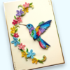 quilled-bird-card-Photoroom Quilled Bird with flowers A4 greeting card