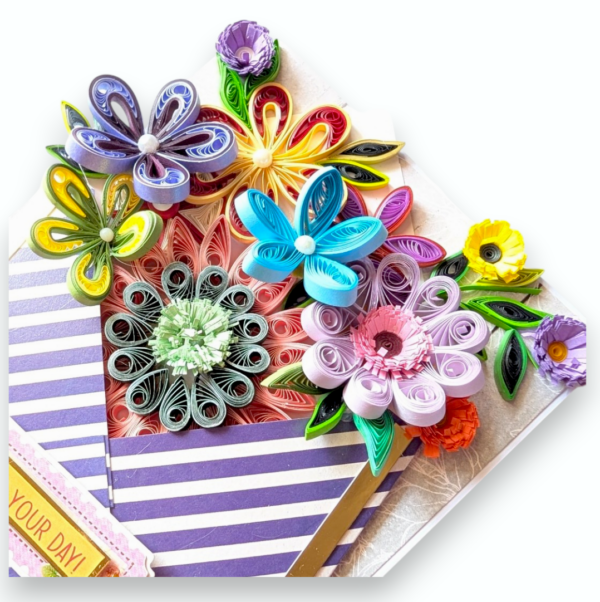 quilled-card-Photoroom-1 Quilled Flowers In Envelope Greeting Card