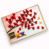 Quilled Red Hearts in Tree Anniversary Card image