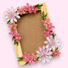 quilled-photo-frame-pink-Photoroom Quilled Pink Flowers Photo frame