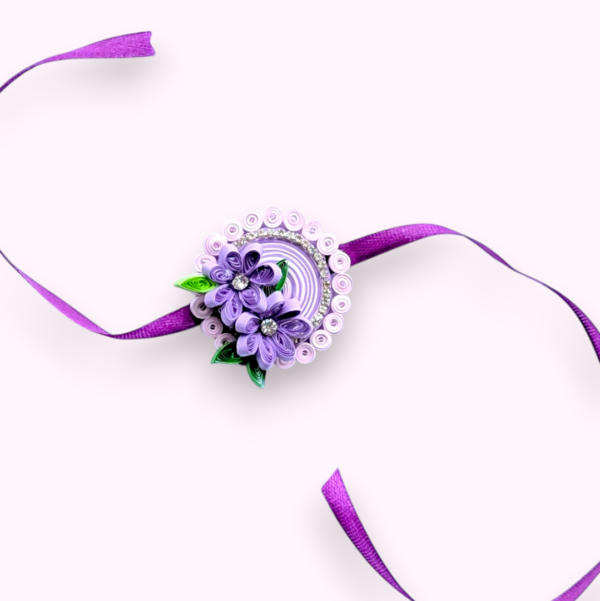 quilled-rakhi-Photoroom-3 Quilled purple rakhi
