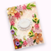 quilling-card-Photoroom Pink Quilled Flowers Corner Greeting Card