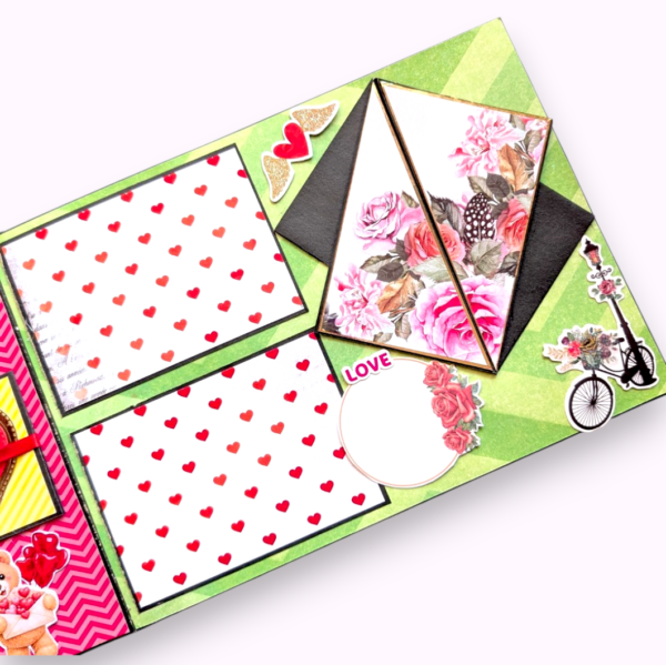 Sparkling Valentine Mini Scrapbook Gift
