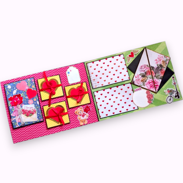Sparkling Valentine Mini Scrapbook Gift