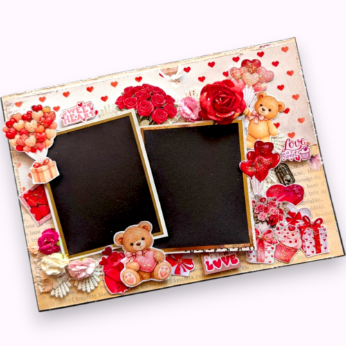 Sparkling Valentine Mini Scrapbook Gift