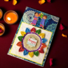 Sparkling Handmade Quilled Diwali Greeting Card D12 image Sparkling Handmade Quilled Diwali Greeting Card D12 image